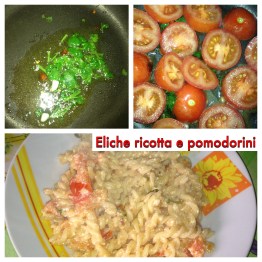 Eliche ricotta e pomodorini